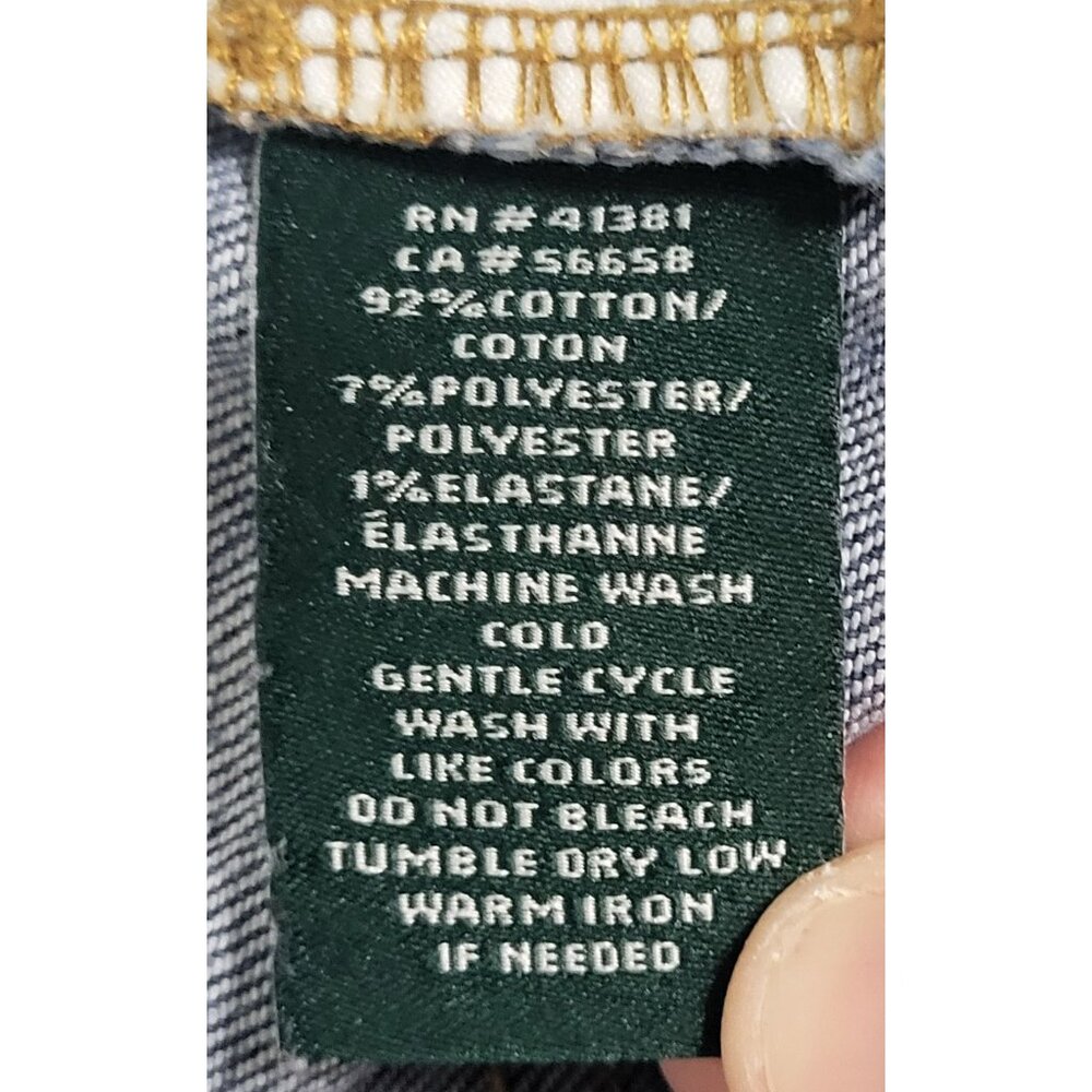 LAUREN RALPH LAUREN Women's SZ 16W Premier Straight Denim Jeans Classic - Picture 10 of 10